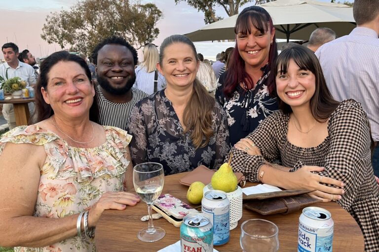 L - R Hannah Crisp, Chibuzo Okpokiri, Carrie-Ann Wilson, Keerah Steele and Kara-Glenn Worth